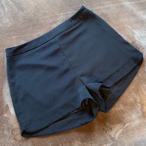 Lush Black Dress Shorts
